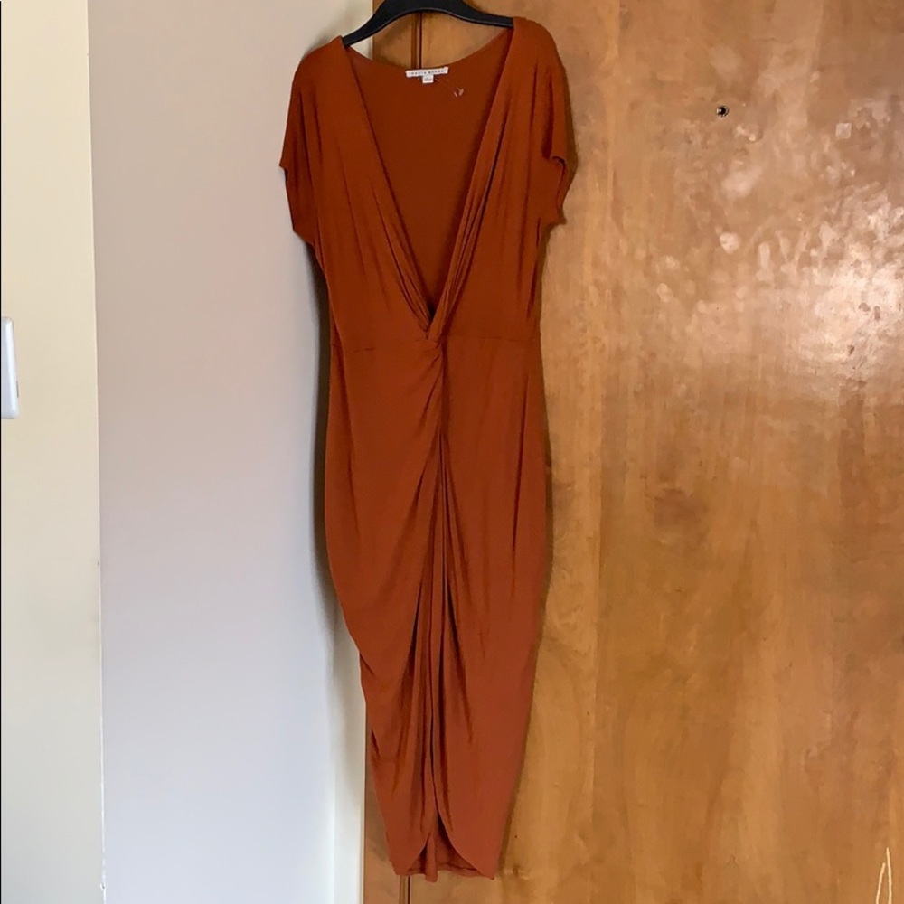 Rusty orange dress